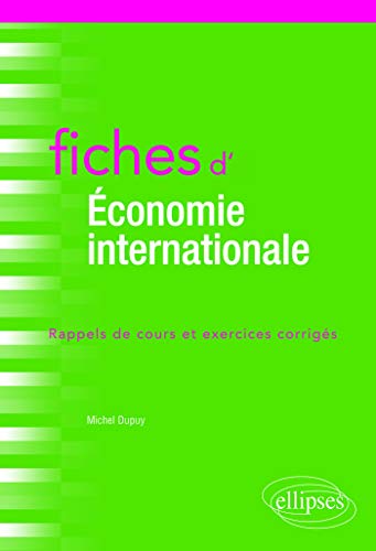 Télécharger Fiches d'économie internationale Gratuit