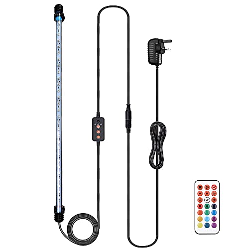 Éclairage d'aquarium à LED submersible avec minuteur lever et coucher du soleil