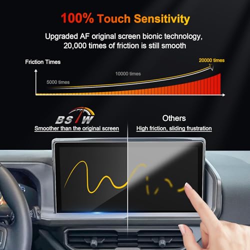 BSTW for 2025 Ford Bronco Sport Screen Protector for 2025-2026 Bronco Sport Big Bend/Heritage/Outer Banks/Badlands SYNC 4 13.2" Accessories Tempered Glass Protective Film by BSTW - Used condition - Image 5