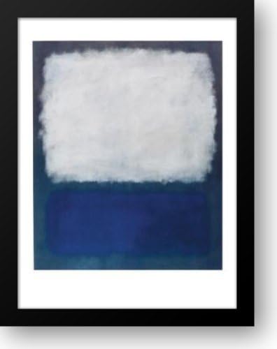 Blue and Grey, 1962 28x36 Framed Art Print by Rothko, Mark