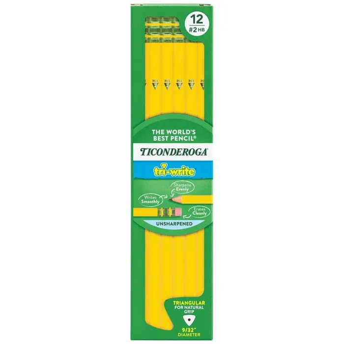 Lápices Triangulares Casafoyer No 2 HB Amarillos x12 miniatura 1