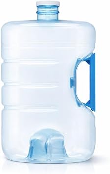 SKYREN Stackable BPA-Free Refillable Water Container, 3 Gallon Capacity, White Reusable Jug, Space-Saving Design for Home and Office Use