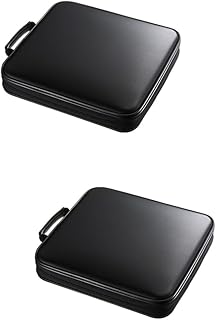 Veemoon 2 Pçs Bolsa De Armazenamento De CD Fichário De Viagem Fichário De CD Estojo De Armazenamento De Dvd Estojo De Viagem Dvd Livreto De CD Portátil Fichário De Livreto De CD Plástico