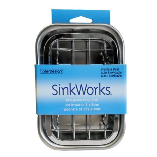 Interdesign 73012 Idesign Gia Bar Soap Dish For Bathroom Vanities thumb #3