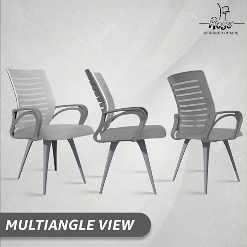 Image of ROSE Elite | 3 Years Brand Warranty | Ergonomic Office Chair, Study, WFH, Revolving, Rolling, Desk, Task, Laptop, Student Chair (Full Grey, Elite MB Reception)