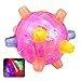 Kleinkinder Baby Music Shake Dancing Ball, bewegen und kriechen sensorische Ballspielzeuge für Kinder, blinkendes, springendes pädagogisches Ballspielzeug, tolles Geschenk für Babys und Mädchen (zufäl