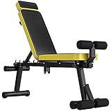 Multifunctionele opvouwbare kruk, verstelbare halterbank, bankplaat voor mannen en vrouwen, spiertrainingsapparatuur, fitnessstoel voor thuis, fitnessstoel voor fitness, voor beginners en