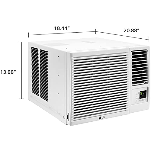 Lg Electronics Lg 8,000 Btu Heat And Cool Window Air Conditioner With Wifi Controls, Lw8021Hrsm, 8000, White #TOP5