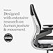 Steelcase Gesture Office Chair - Ergonomic Work Chair with Wheels for Carpet - Comfortable - Intuitive-to-Adjust for Desk - 360-Degree Arms - Licorice Fabric