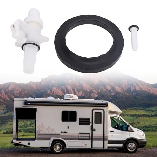 Image of 13168 Toilet Water Valve Kit, Leak-Resistant High-Performance RV Toilet Water Valve Kit Fit for Thetford Aqua Magic V High Low Model Toilets