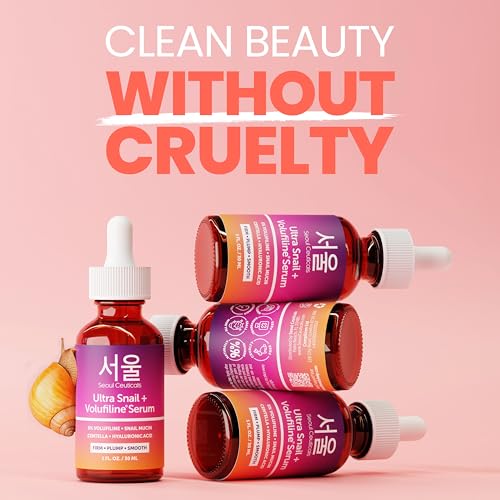 SeoulCeuticals Volufiline Serum + Snail Mucin - Extra Large 30ml 100% Sederma Volifiline Korean Skincare - Volufine Plumping Skin Care for Face 1oz - Image 5