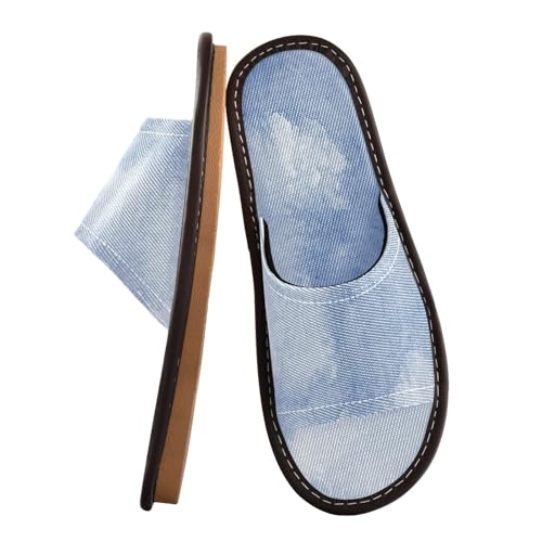 Sea Bathroom Sandal Indoor Breathable Non-Slip Slides Sandals for Travel, Hotel, Party, Guests2