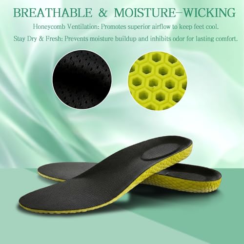 2 pares de plantillas de espuma Memory Foam para hombre y mujer miniatura 3