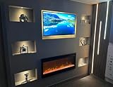 Plug & Play DIY LED Media Wall Lighting Kit with Remote Dimmer Control Warm White 3000K 4-8 Light kit (8)