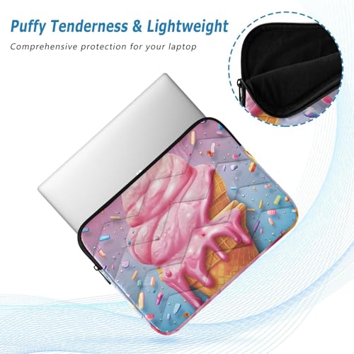 Funda para laptop de 13-14 pulgadas color rosa Ice Cream miniatura 5