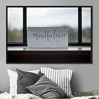 Framed Canvas Wall Art Pressed Quotes 3D Chic Inspirational Multicolor Pop Art Quotes Typography Ultra Whimsical - 16x24 inches