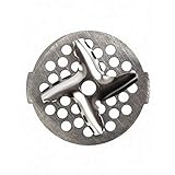  Lochscheibe + Messe A09B01 kompatibel mit /Ersatzteil für Tefal HV2, HV3, HV4, HV6, HV8 Fleischwolf