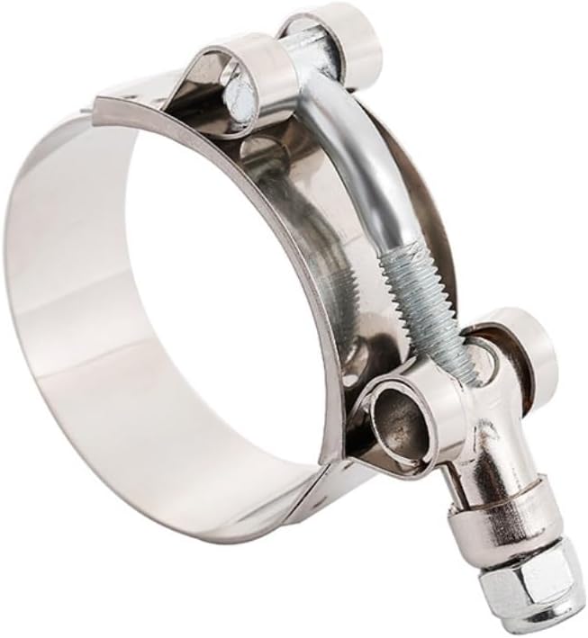 10pcs 201 Stainless Steel T-Spring Powerful Clamps Throat Clamps Hoops V-Groove Car Clamps.(102-110)