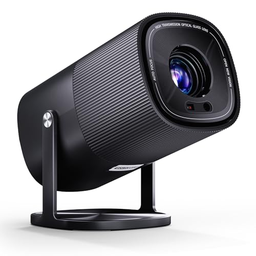 Image of 【Built-in Officially-Licensed Apps & 500 ANSI Lumens & Full Automatic】BoldEver 2026 Upgraded Mini Smart Projector with WiFi 6 and Bluetooth, 270° Adjustable Stand, 4K Movie Projector Indoors Outdoors
