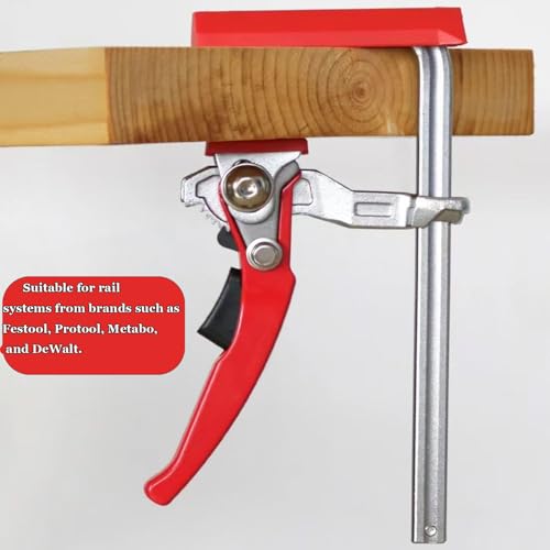 Serre joint à levier pour tables multifonctions en atelier de menuiserie