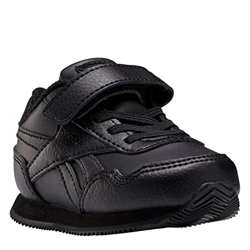 Reebok Mixte bébé Royal Classic Jogger 3 Basket, Core Black/Harmony Green/Acid Yellow, 20 EU