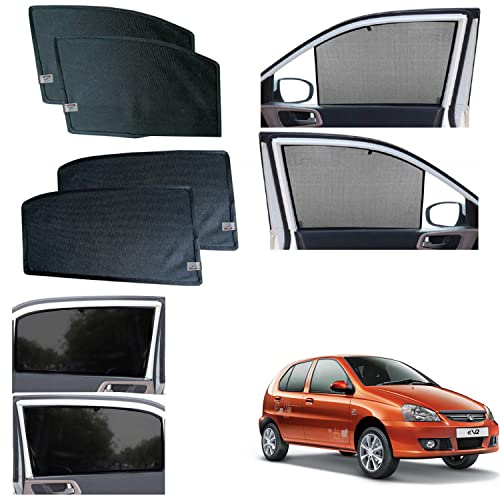 Image of WolkomHome car Fix Curtain Window Shades Half Curtains Sunshade for Indica