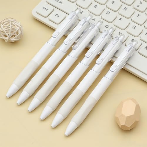 Set 5 bolígrafos roller gel tinta negra punta fina retráctil miniatura 7