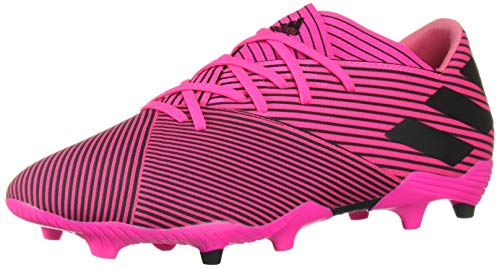 adidas Men s Nemeziz 19.2 Firm Ground Soccer Shoe, Shock Pink Black Shock Pink, 13 M US