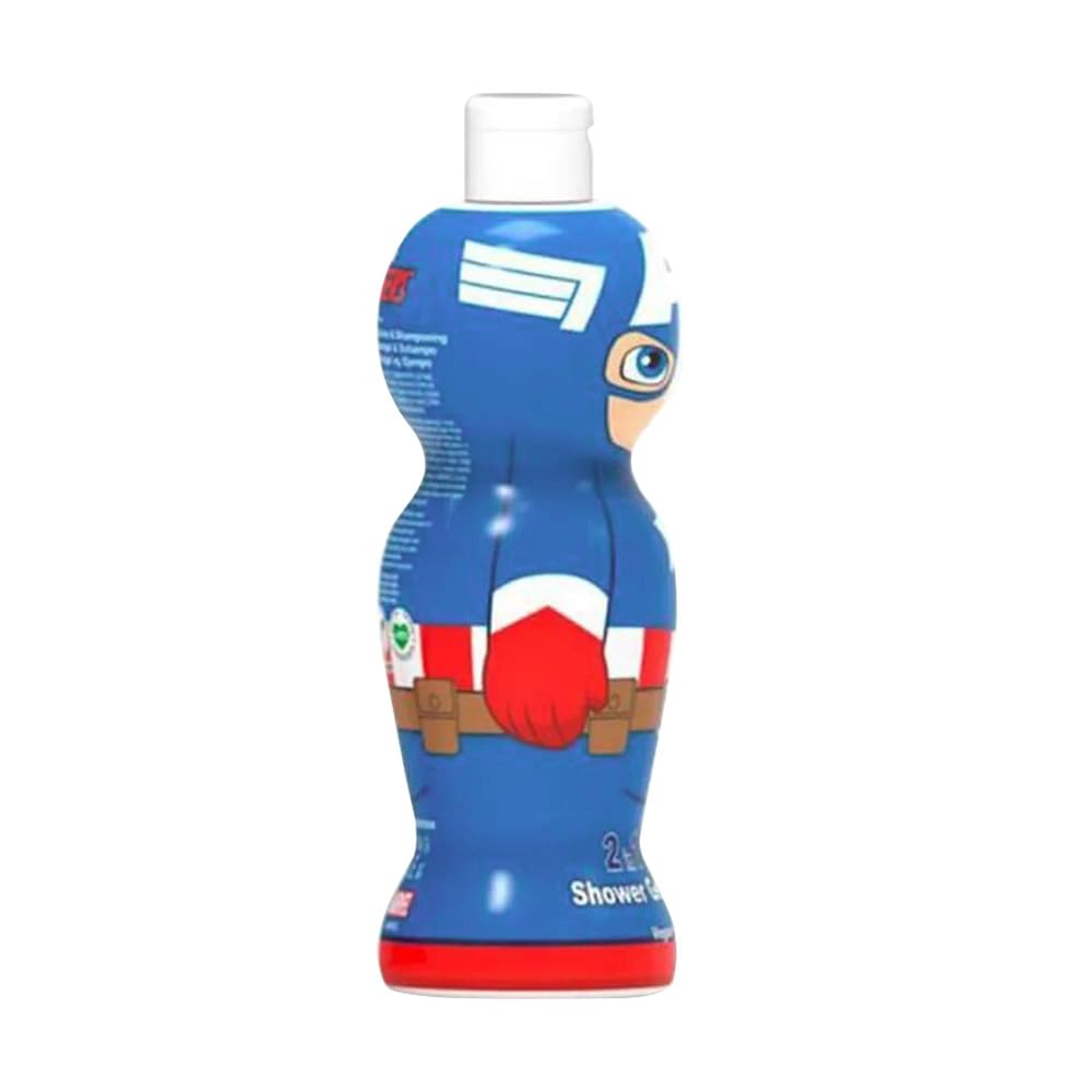 Air-Val Captain America Figure 1D Shower gel & Shampoo 2in1 400 ml