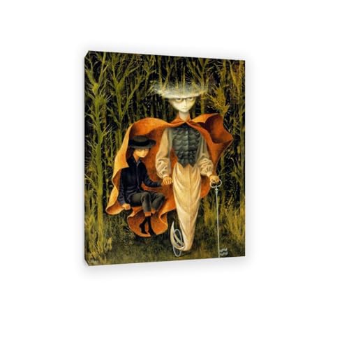 Tableau Remedios Varo Par Aquarium reproduction sur toile 70x50cm avec cadre intérieur