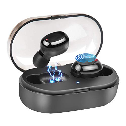 Wireless Earbuds 5.0 Bluetooth Headphones Hi-Fi Sound and Noise Cancelling Earphones IPX7 Waterproof