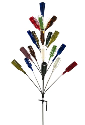 The Southern Pine Bottle Tree | Outside Yard Garden Decor | No Assembly Required | Displays 21 Bottles | 5 ft (60