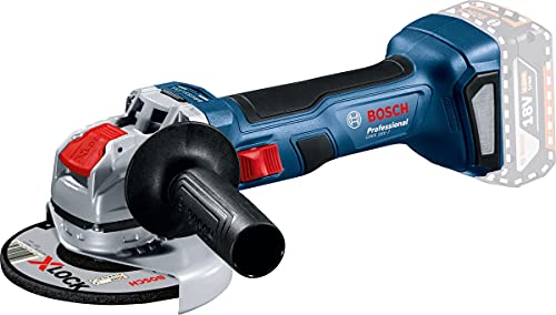 Bosch Professional 18V System Akku Winkelschleifer GWX 18V-7 (mit X-LOCK-Aufnahme, Scheiben- Ø125mm, ohne Akkus und Ladegerät, im Karton)