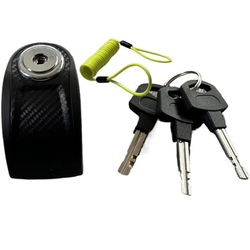 Disque frein scooter antivol guidon moto cadenas double verrouillage universel taille S noir