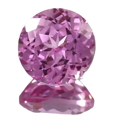 Saphir rose Ceylan 9x9mm facetté GH_NAT_09253 pour création bijoux DIY