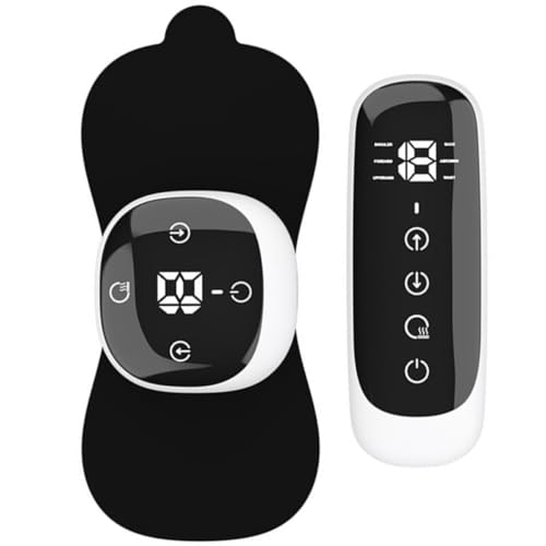VILLCASE Masajeador de Cuello Función de Calor USB Recargable, Multi Modos Ajustables, Portátil y Ligero, Adecuado para Aliviar Tensiones en Cuello y Otras Partes del Cuerpo, para Uso
