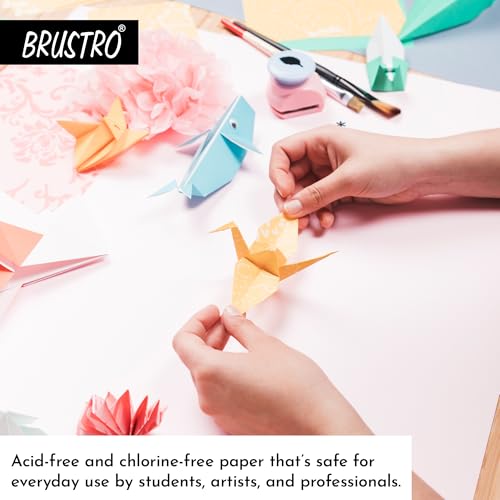 Image of BRUSTRO Copytinta Coloured Craft Paper A4 Size 80 GSM Light Yellow Shade (Banana), 60 Sheets Pack | Double Side Colored, Ideal for Origami, Scrapbooking, Making Card, DIY Art & Craft.