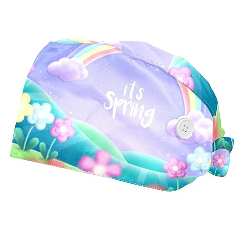 Casquettes de travail fleurs et nuages VERED pour soulager la chaleur au quotidien professionnel