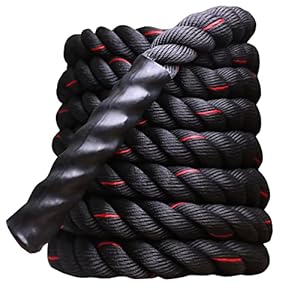 PROIRON Corde Ondulatoire 9m 12m, Battle Rope 38mm, Corde Sport Musculation Crossfit, Corde de Bataille pour Entrainement Fitness Exercice, Corde de Combat