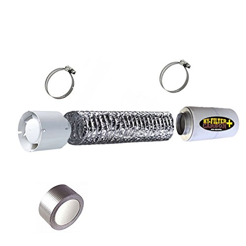 Kit Aerazione/odori per Mini Growbox - 190 m3H +