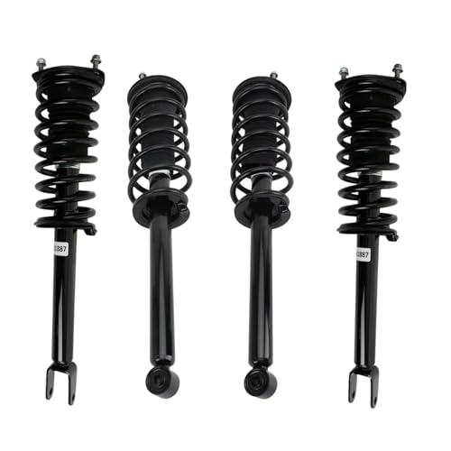 Image of TRQ Shock & Spring Assembly Set Compatible with 2007-2017 Lexus LS460