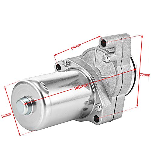 Trkimal 3 Bolt Starter Motor With Cable For 50Cc 70 Cc 90Cc 100 Cc 110Cc 125 Cc Dirt Bikes Go Karts Atvs Pit Bike Dune Buggy Sandrail Quad 4 Wheelers Ssr Roketa Taotao Coolster Jonway Sunl #TOP3