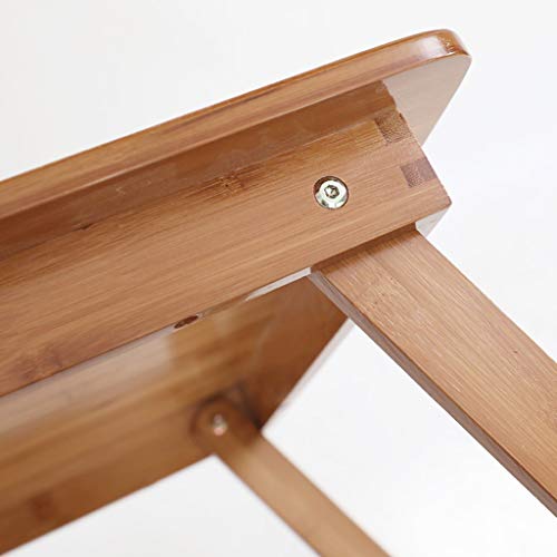 Table pour ordinateur portable en bambou et bureau enfant pliable - 8