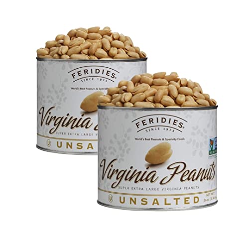 FERIDIES Unsalted Super Extra Large Virginia Peanuts