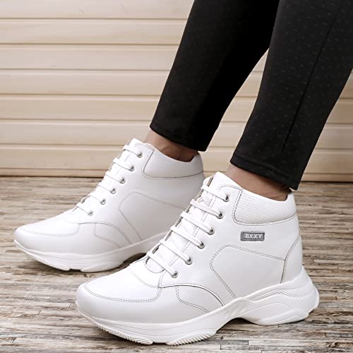 Image of YUVRATO BAXI 3 Inch Hidden Height Increasing Casual Outdoor Sneakers Boots.Height Elevator Boots