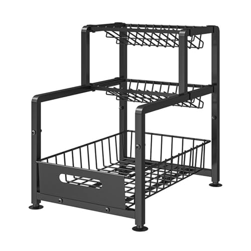 Solution sous évier coulissante en métal pour optimiser les placards étroits - 5