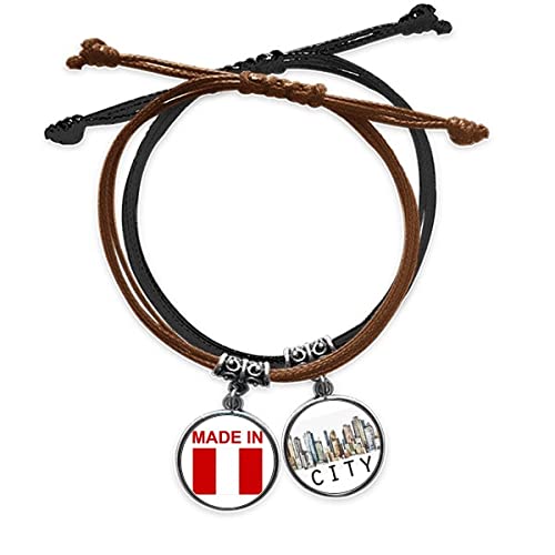 Bracelet corde main Pays de l'amour, l'accessoire en cuir Sidi idéal pour vos voyages