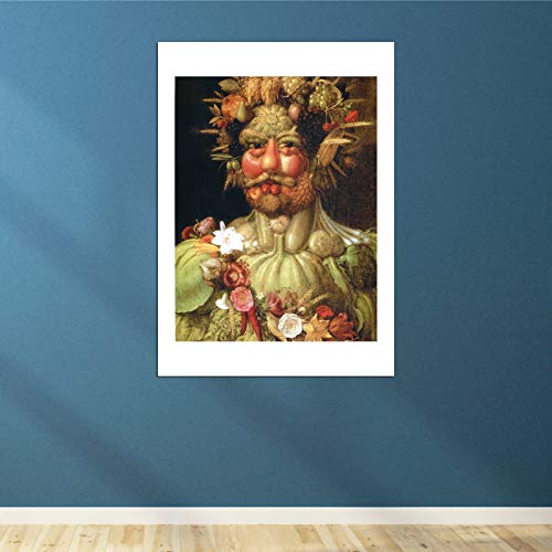 Cadre Vertumnus Arcimboldo extra large mat aux finitions de qualité