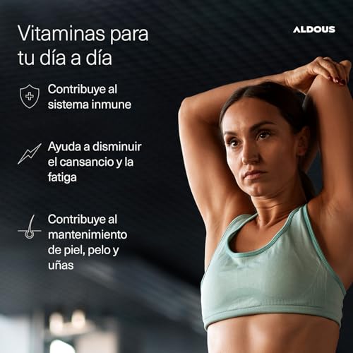 Multivitaminas Mujer y Hombre - 500 comprimidos + 1 año - Multivitaminico: Vitamina C, D, E, A, Vitaminas B, Biotina, Acido Folico, Calcio, Zinc, Selenio - Complejo Vitaminico Completo - ALDOUS - imagen 4