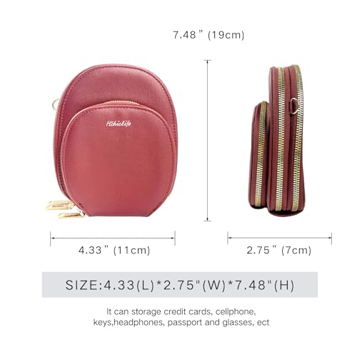 Image of Small Crossbody Bags for Women Trendy Cell Phone Purse Wallet
